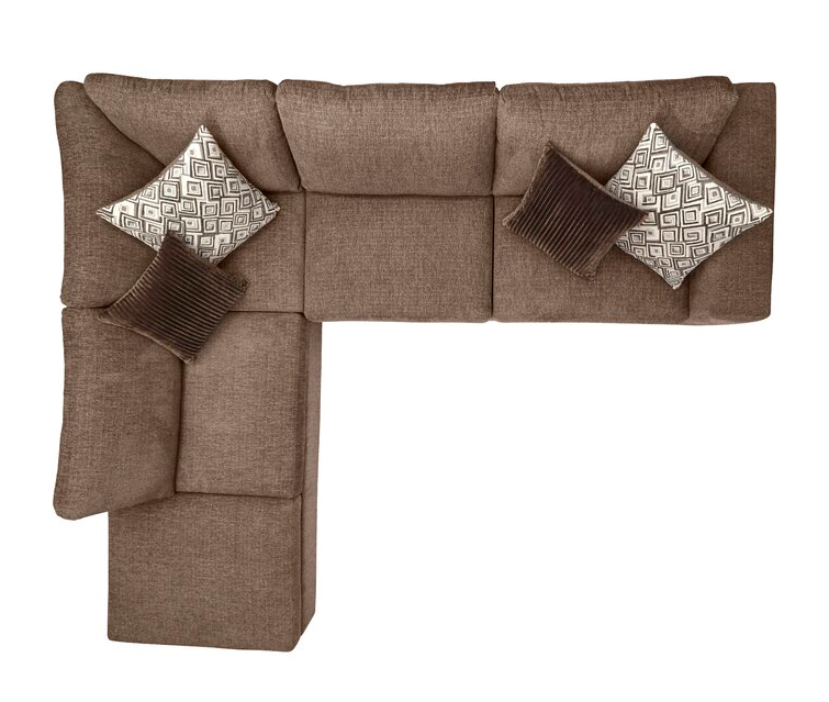 Isaacs 112″ Wide Left Hand Facing Sofa & Chaise