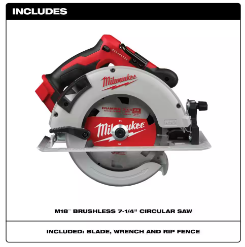 Milwaukee M18 18V Lithium-Ion Brushless Cordless 7-1/4 in. Circular Saw