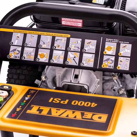 DeWalt 4000 PSI at 3.5 GPM Cold Water Gas Pressure Washer Powered by Honda® with Triplex Pump