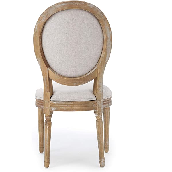 Christopher Knight Home Phinnaeus Beige Fabric Dining Chair (Set of 2), 2-Pcs Set Beige 2-Pcs Set