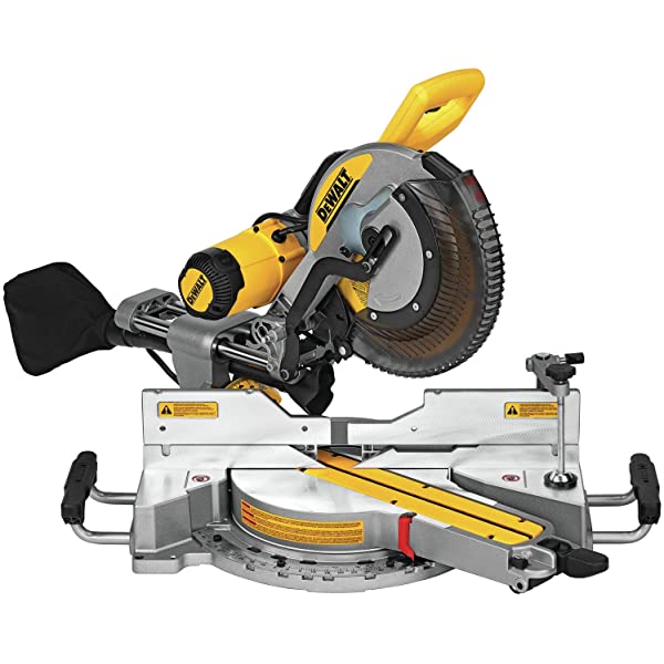 DEWALT 12-Inch Miter Saw, 15-Amp, Single Bevel, Compound (DWS715) 12