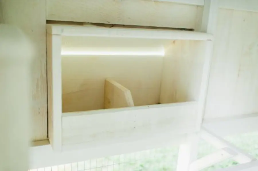 White big fairytale town chicken coop