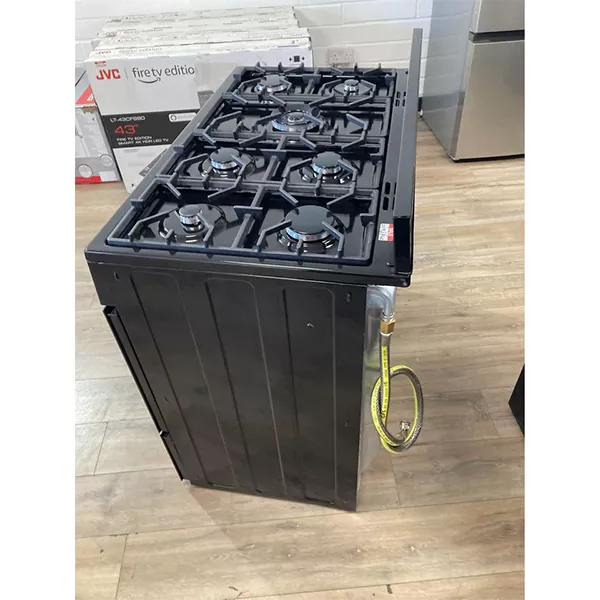 LEISURE COOKMASTER 100 100CM DUAL FUEL STOVE-BLACK-CLASS A/A