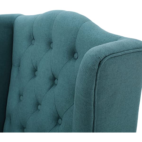 Christopher Knight Home Toddman High-Back Fabric Club Chair, Dark Charcoal