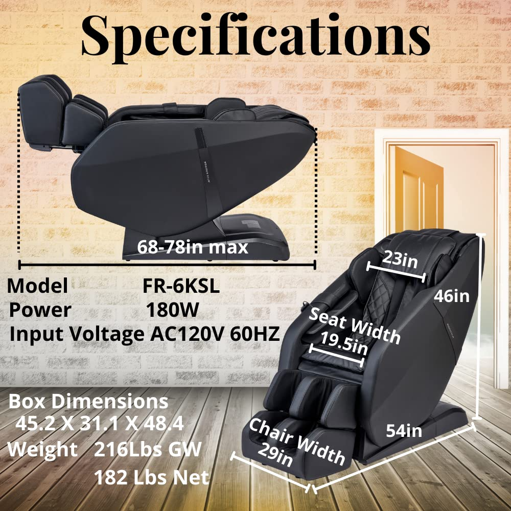 【Furniture】FOREVER REST Cyber Month Extend 2022 FR-6KSL Full Body Massage Chair