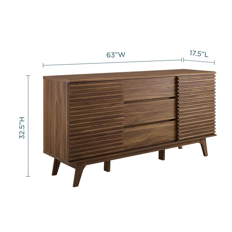 Carson Carrington Lagered Sideboard Buffet Table