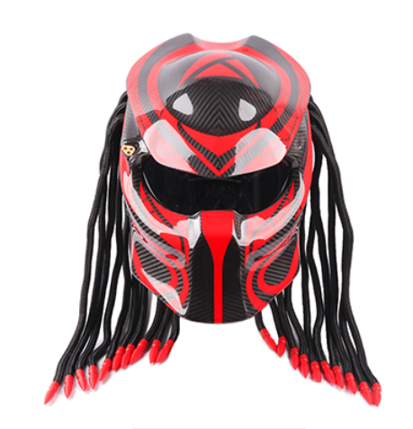 Robot motorcycle helmet, DOT/FMVSS-218 safety standard, adult male and female