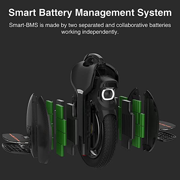 INMOTION V11 Electric Unicycle – Off-Road One-Wheel Adult Unicycle – Self-Balancing Unicycle Wheel – 18-inch One-Wheel with Built-in Air Suspension – Powerful 2200W Motor and 31mph Max Speed