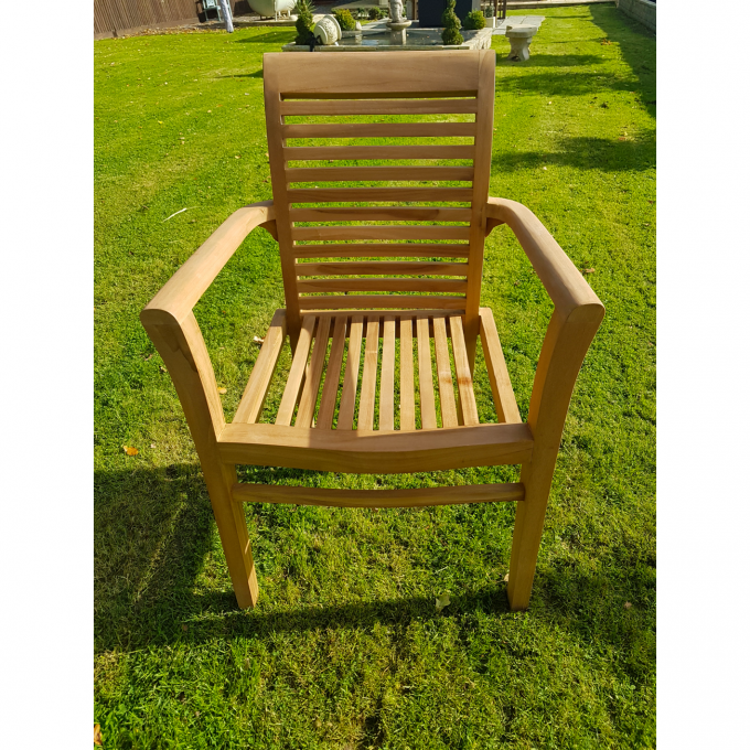 Outdoor teak furniture dining table