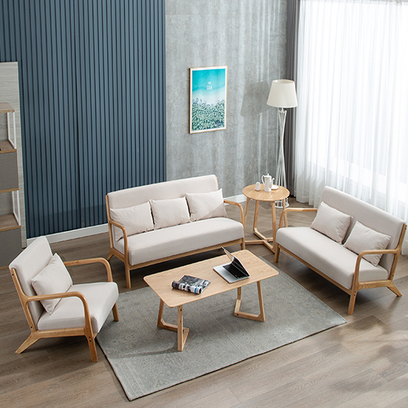 Shintenchi 4-piece indoor and outdoor patio furniture set, sofa, glass coffee table