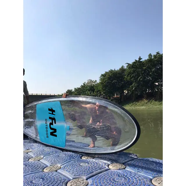 【Sports&Outdoors】3m Crystal Transparent Clear Sup Paddle Board Stand up Surfboard