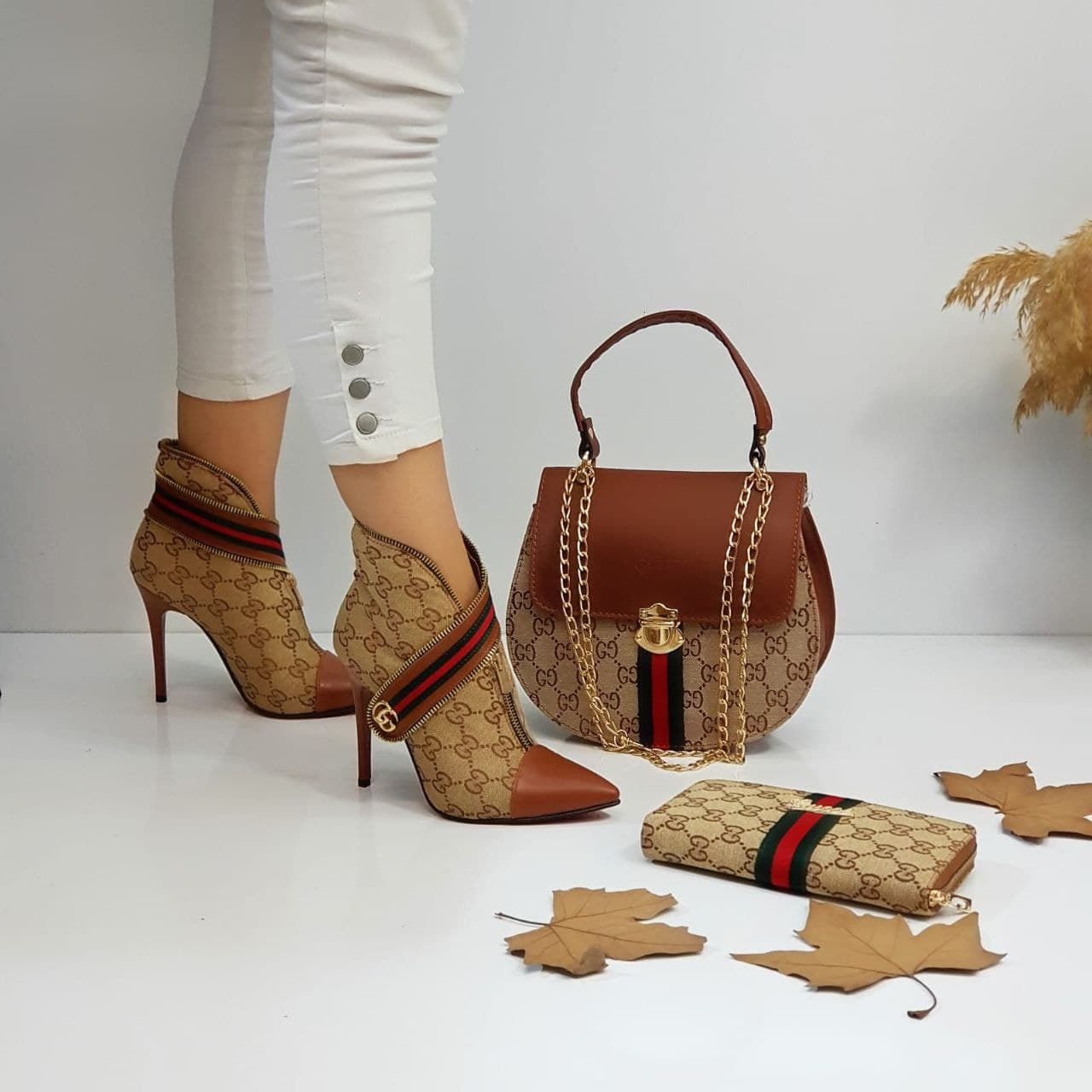 Bag,Shoes and Wallet Combine