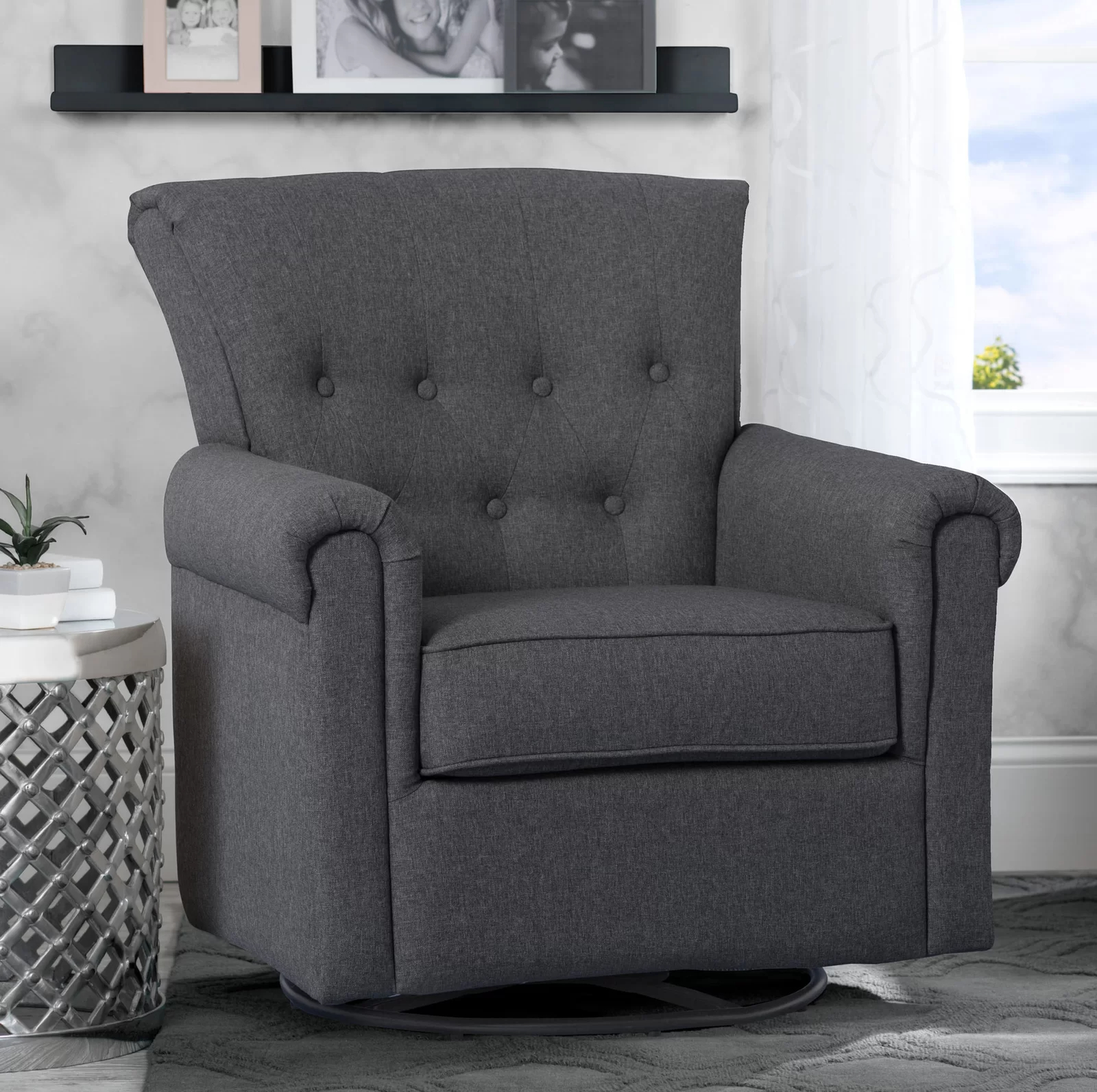 【Furniture】Harper Swivel Rocking Chair