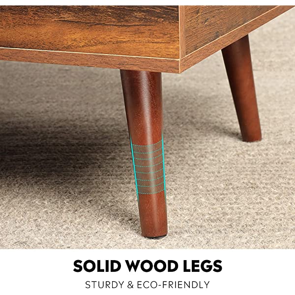 WLIVE Wood Lift Top Coffee Table with Hidden Compartment and Adjustable Storage Shelf, Lift Tabletop Dining Table for Home Living Room, Office, Rustic Oak