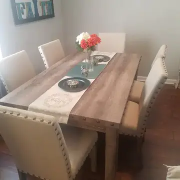 6 - Person Solid Wood Dining Set