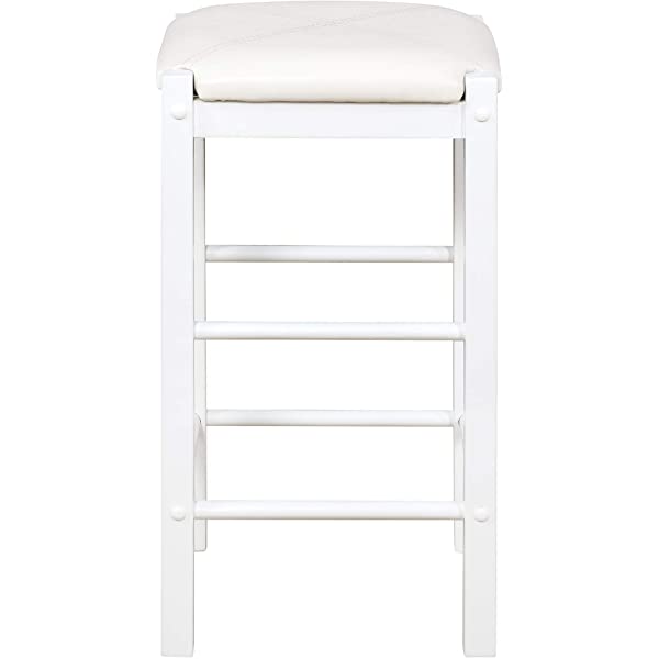 Linon Black 3 Piece Faux Marble Tavern Set