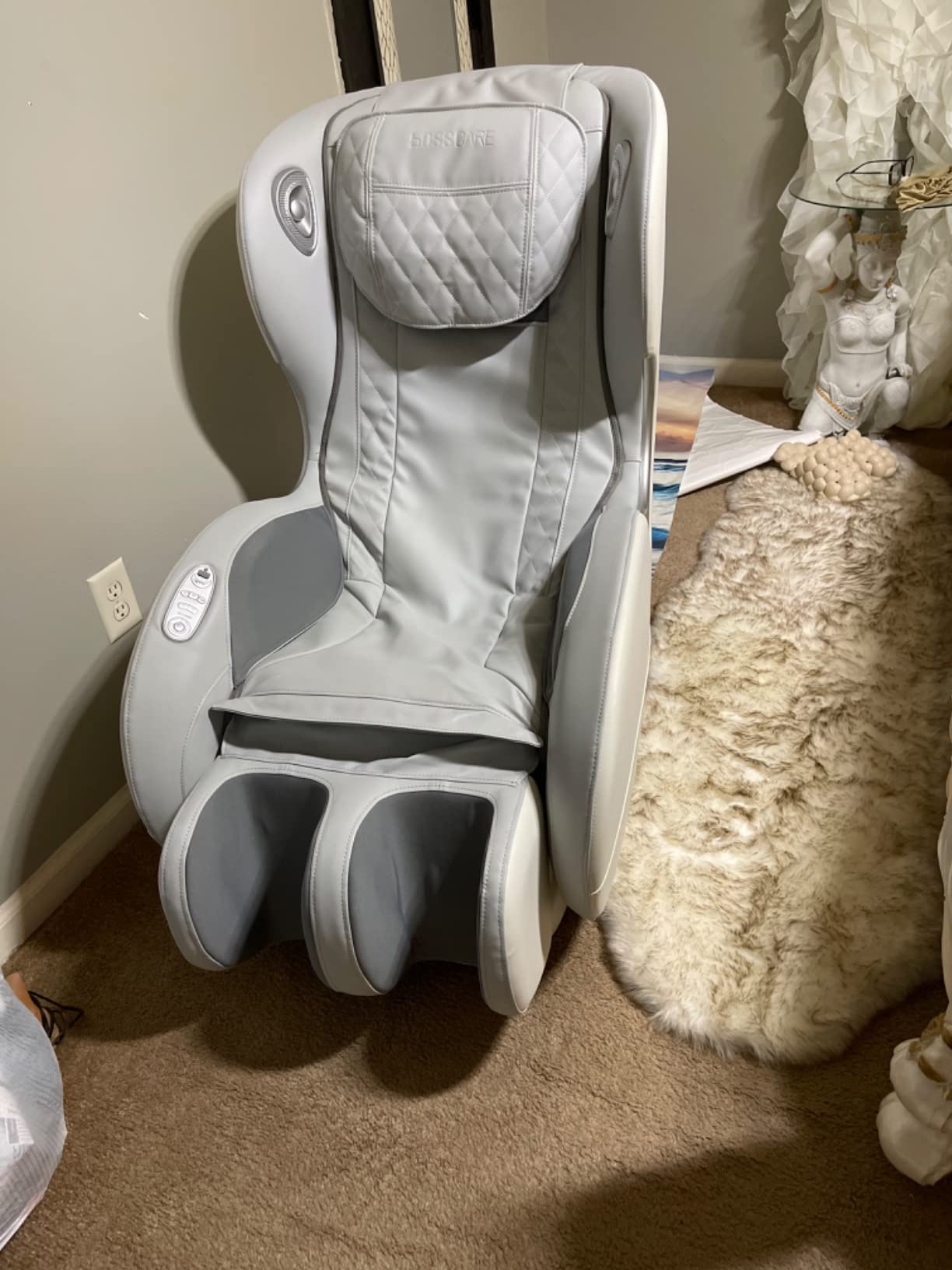 【Furniture】Small Massage Chairs SL Track Full Body Massage Recliner, Shiatsu Recliner, Zero Gravity