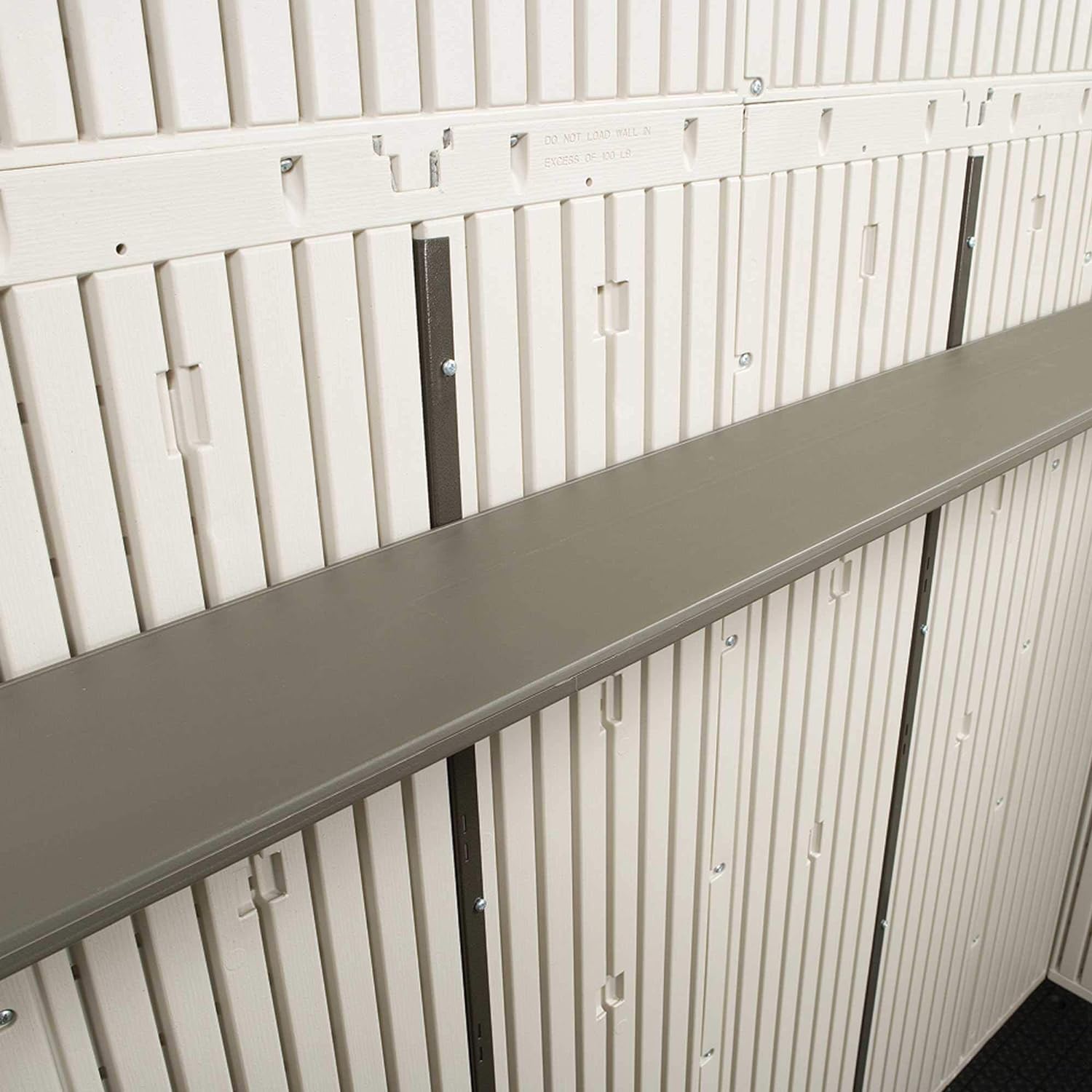 Lifetime 60079 Outdoor Storage Shed, Desert Sand, 15 x 8 ft - Double Door