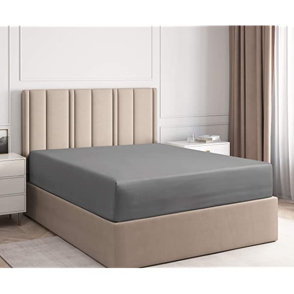 Queen Fitted Sheet - Single Fitted Deep Pocket Sheet - Fits Mattress Perfectly - Soft Wrinkle Free Sheet - 1 Fitted Sheet Only – Light Pink Queen Light Pink