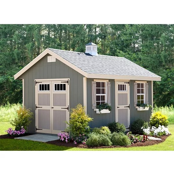 Plastic storage shed 10 ft wide X14 ft deep; A clearance sale