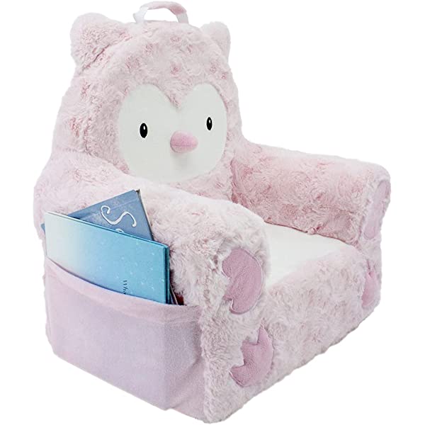 Soft Landing Fox Sweet Seats | Premium Character Chair with Carrying Handle & Side Pockets – Orange