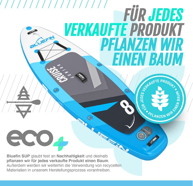Bluefin Package for Cruise SUP  Inflatable Stand Up Paddle Board  Fiberglass Paddle  Kayak Conversion Kit  All Accessories  Multiple Size 10'8, 12', 15'