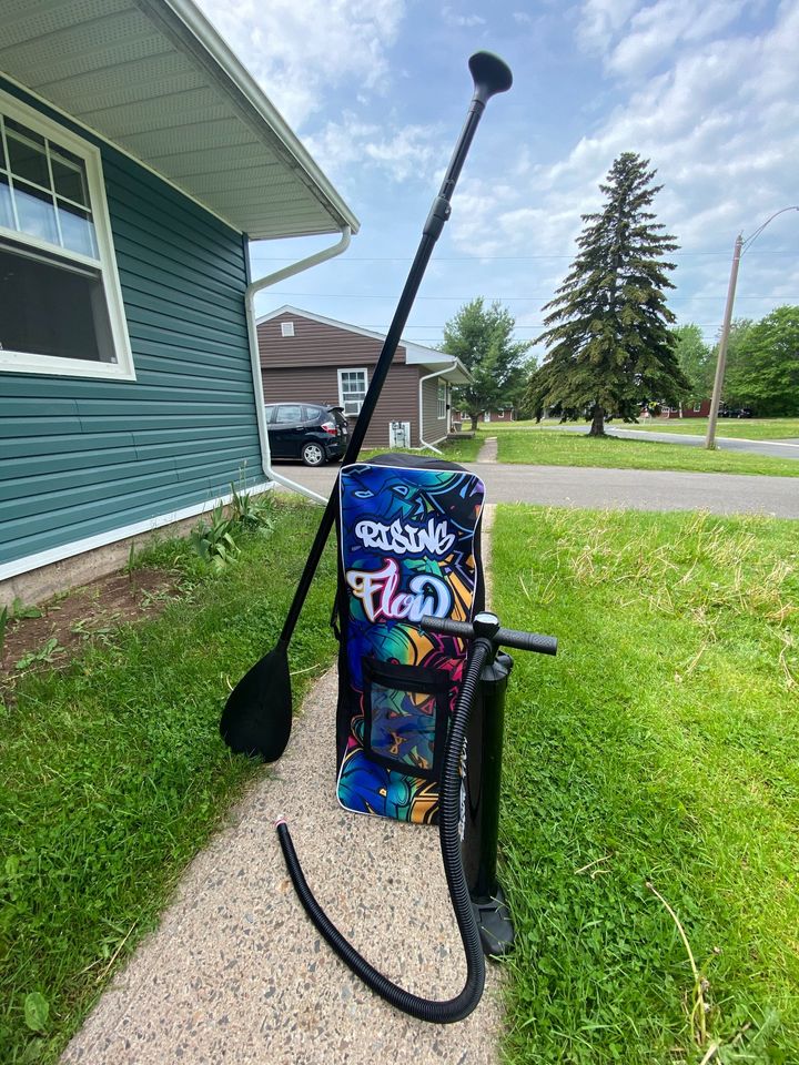 Inflatable Stand Up Paddleboard 11' x 33' x 6'' (6'' thick) non-slip deck