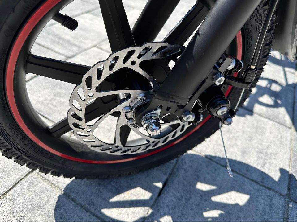 Bicicletta Elettrica Pieghevole, 14 pollici, E-Bike pedalata assistita e acceleratore.