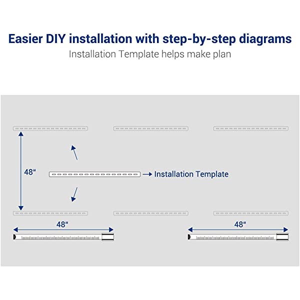 FLEXIMOUNTS 4x8 Overhead Garage Storage Rack Adjustable Ceiling Garage Rack Heavy Duty, 96