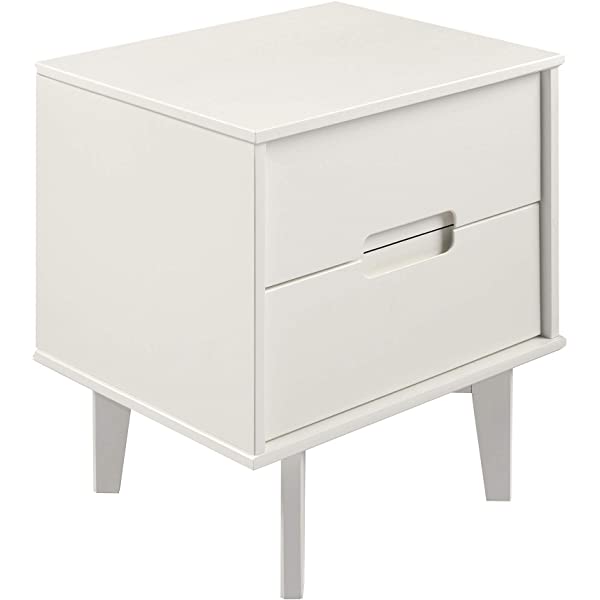 Walker Edison Mid Century Modern Grooved Handle Wood Dresser Bedroom Storage Drawer Organizer Closet Hallway, 6 Drawer, Caramel Caramel 1 pack 6 Drawer