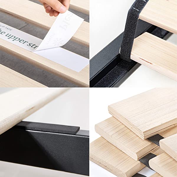 ZINUS Trisha Metal Platforma Bed Frame / Wood Slat Support / No Box Spring Needed / Easy Assembly, Full Full Standard Platform Bed Frame