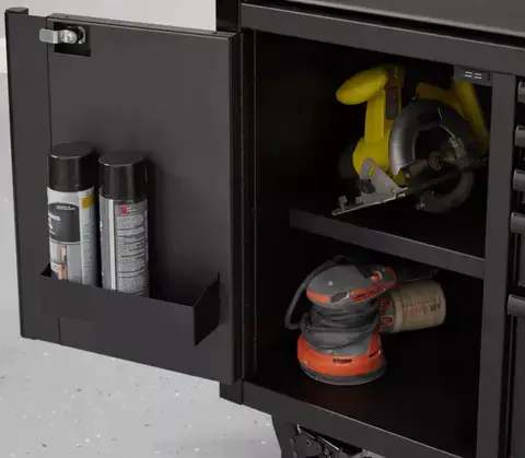 Heavy duty 61 wide 10 drawer, 1 deep 1 door toolbox mobile workbench