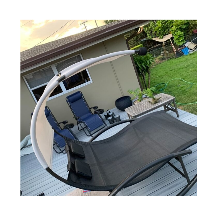 Chatteris 55 Wide Outdoor Patio Sofa Bed with Cushion