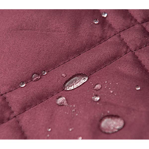 Ameritex Loveseat Cover Water-Resistant Quilted Furniture Protector with Back Nonslip Paws Slipcover for Dogs, Kids, Pets Loveseat Slipcover Stay in Place for Leather (46