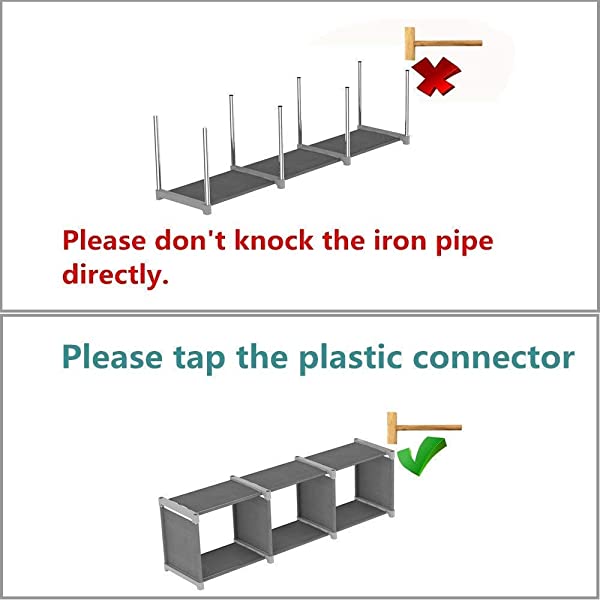 Kids 9 Cubes Bookcase Toy Closet Storage Organizers Bookshelf 4 Tier Office Book Shelf DIY Shelving Cabinet Shelves for Office Gary
