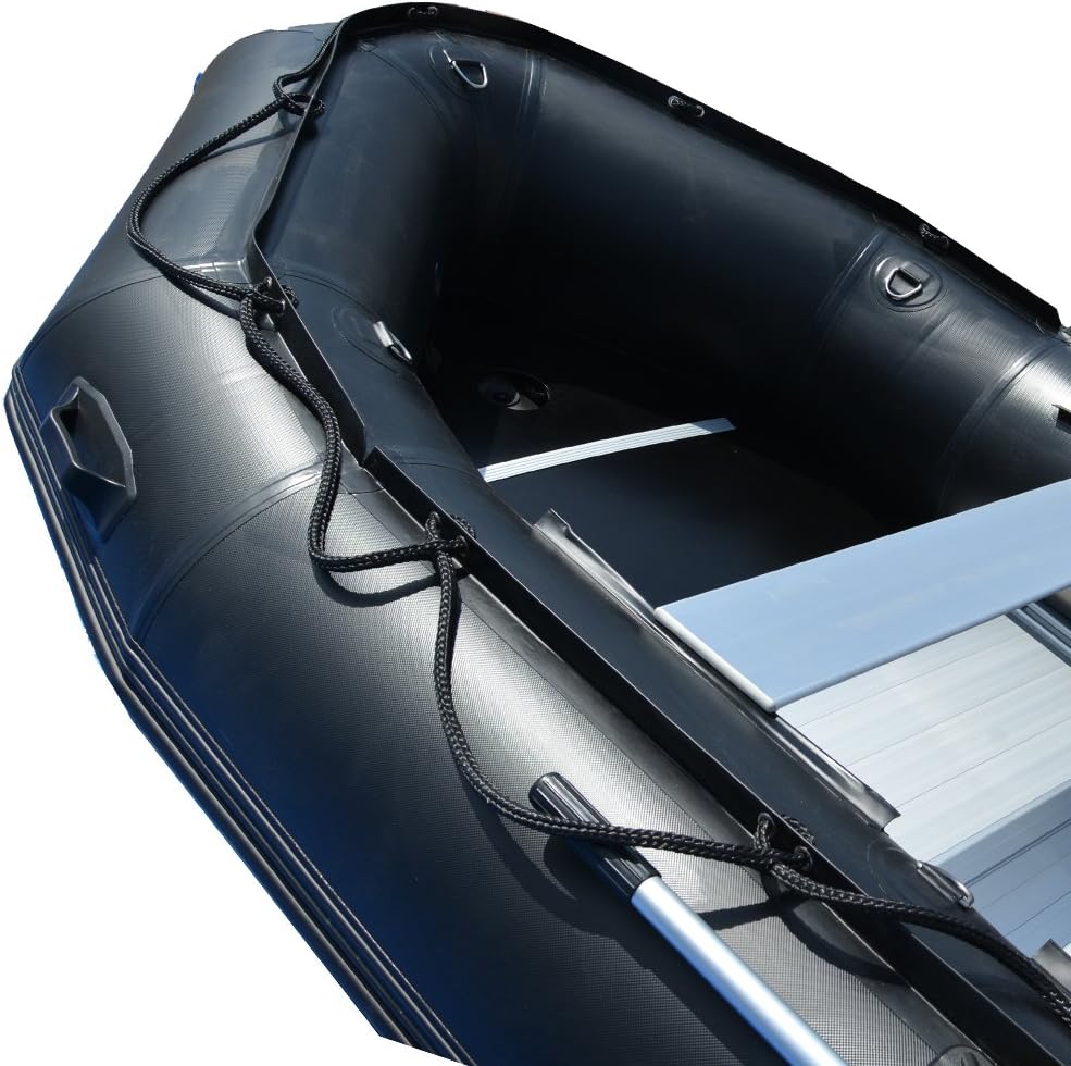 BRIS 1.2mm PVC 12.5 ft Inflatable Boat Inflatable Fish Hunter & Person Inflatable Raft Boat
