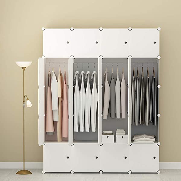 Aeitc Portable Wardrobe Closets 14