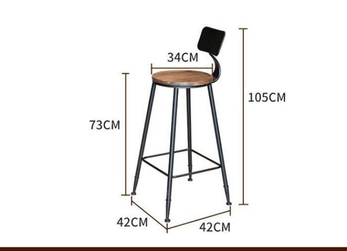【Furniture】Table Rock Plate Bar Table Light Luxury Long High Home Chair Simple Table and Chair