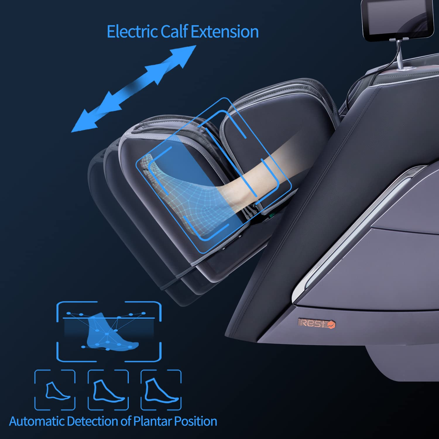 【Furniture】iRest 2023 4D Massage Chair Recliner, Zero Gravity Shiatsu Massager with AI Voice Control