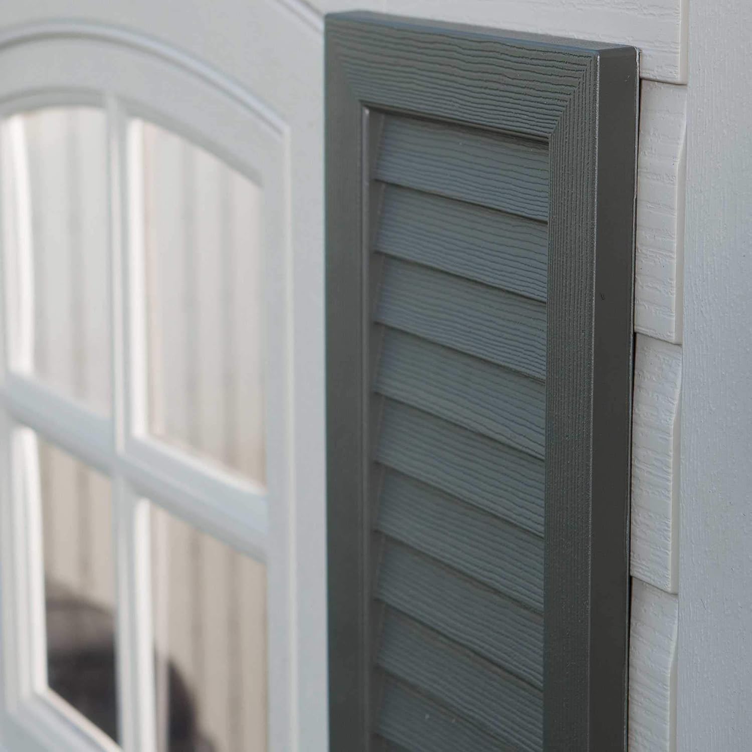 Lifetime 60079 Outdoor Storage Shed, Desert Sand, 15 x 8 ft - Double Door