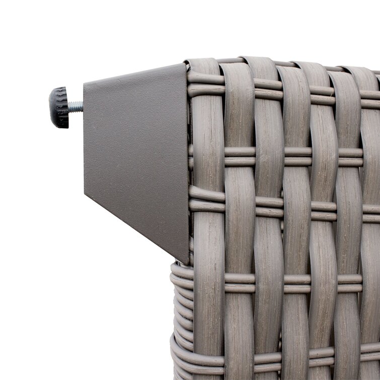 Theodora 70'' Wide Outdoor Patio Daybed with Cushions