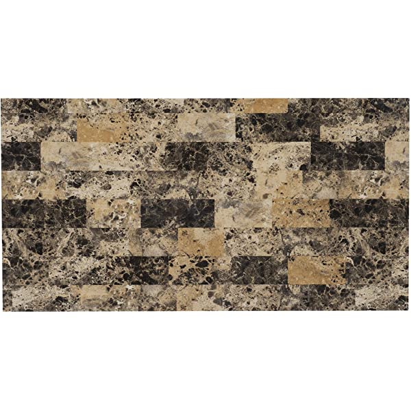 Linon Black 3 Piece Faux Marble Tavern Set