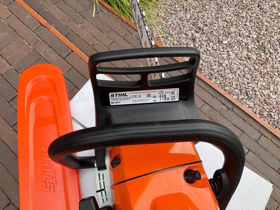 Stihl MS 362 C M-Tronic getuned mit Egan Straight Shot Performance Muffler!