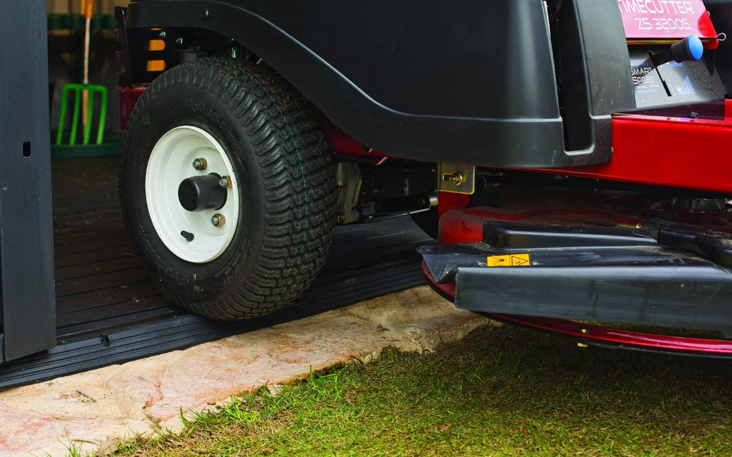 KETER Newton 7.5x7 Large Resin Outdoor Storage Shed Kit – Perfect to Store Patio Furniture, Garden Tools, Bike Accessories, and Lawn Mower, Mahogany Brown