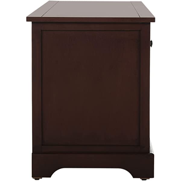Safavieh American Homes Damien 3-Drawer Storage Unit, Dark Cherry