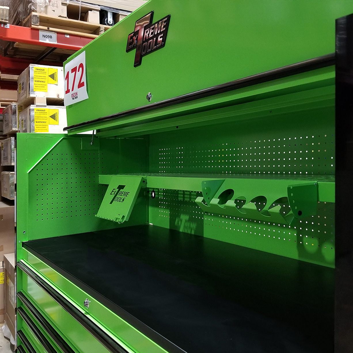 used toolboxScratch & Dent, Extreme Tools 72 x 30 19 Drawers Roller Cabinet & Power Hutch Combo C ShowRoom Demo