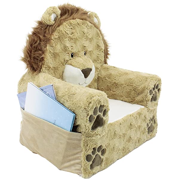 Soft Landing Fox Sweet Seats | Premium Character Chair with Carrying Handle & Side Pockets – Orange