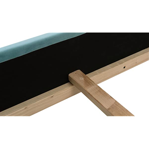 Jennifer Taylor Home Marcella Collection Queen Wingback Tufted Hand-Applied Nail Heads Upholstered Bed, Antique White Antique White Queen