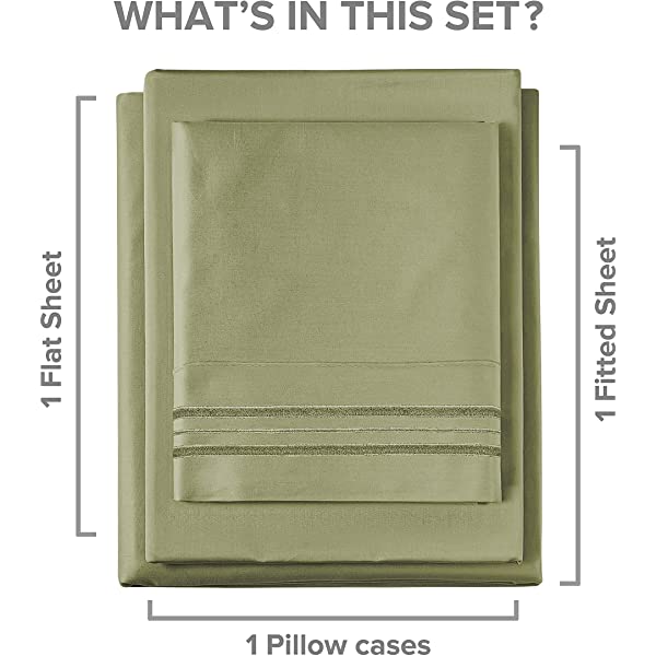 Queen Size Sheet Set - 4 Piece - Hotel Luxury Bed Sheets - Extra Soft - Deep Pockets - Easy Fit - Breathable & Cooling Sheets - Wrinkle Free - Comfy – Dark Grey Bed Sheets - Queens Sheets – 4 PC Queen Grey