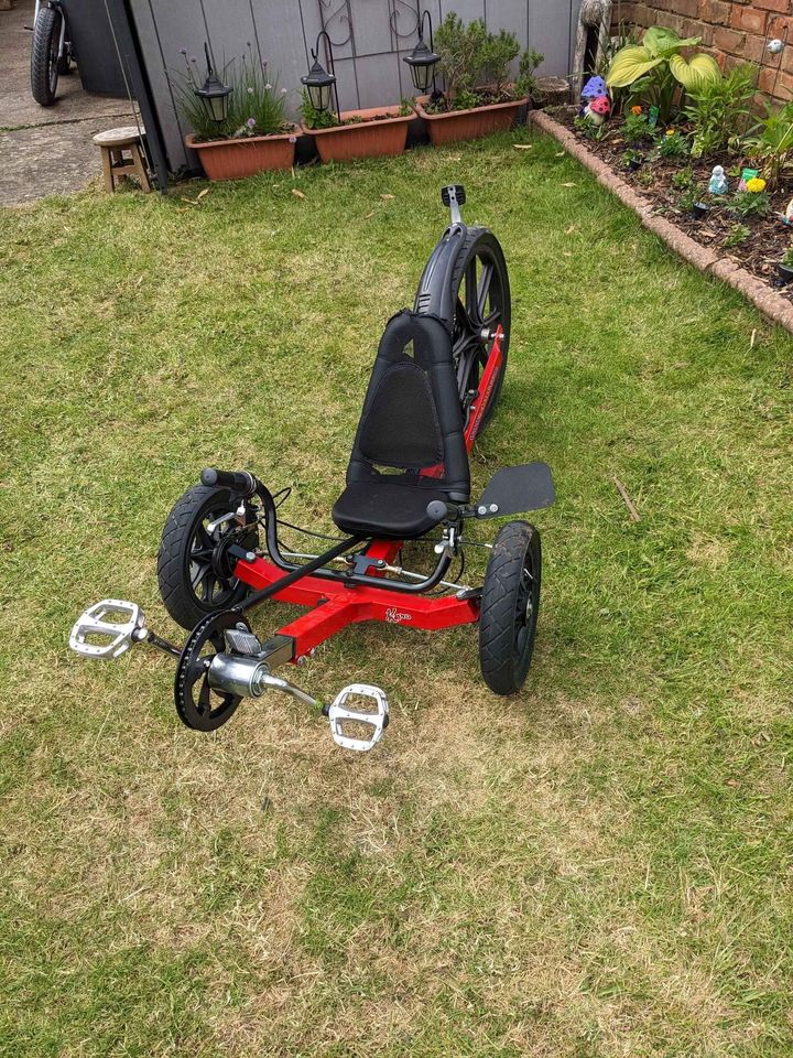 KMX KART K3 CHILDS SPORTS RECUMBENT TRIKE Bike